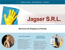 Tablet Screenshot of jagsersrl.com